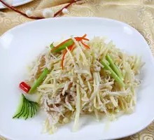 Shredded Pork with Enoki Mushrooms