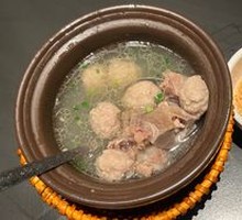 Pork Rib Stewed with Meat Balls
