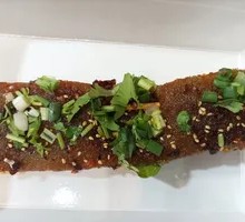 Juicy Taro Skin Skewers