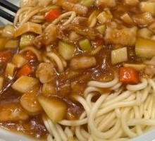 Shrimp Fried Sauce Noodles