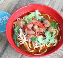 Braised Pork Intestines Noodles