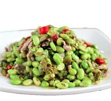 Snow Cabbage and Edamame Pork Rice Bowl