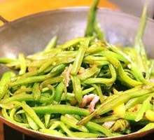 Dry Pot Pork Belly with String Beans