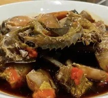 生腌红膏蟹