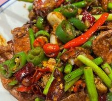Sizzling Pork Liver