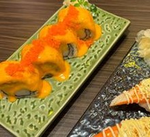 Flame Cheese Crab Stick Hand Roll