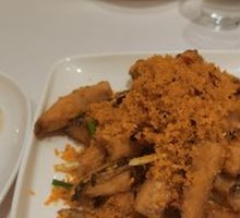 Garlic Fried Fish Cakes