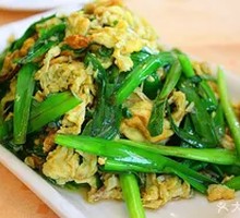 Chives Stir-fried with Eggs