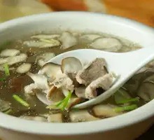 Shiitake Mushroom and Pork Soup