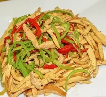 Fried Tofu with Shredded Pork