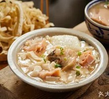 Bent Bone Lotus Root Soup with Tofu Noodles