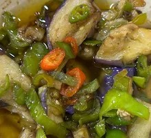 Eggplant with Green Pepper