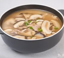 Fresh Mushroom and Pork Soup