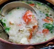 Shrimp and Crab Rice Porridge (Serves 4)