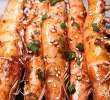 Grilled Tiger Prawn Skewers