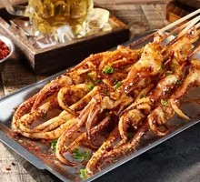 Grilled Squid Tentacles