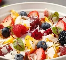 Seasonal Fruit Chia Seed Organic Yogurt Bowl