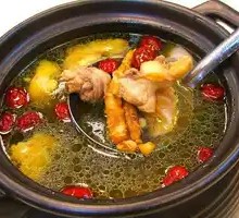 Chicken Soup with Matsutake Mushrooms