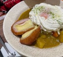 Cloud Curry Thick-Cut Cheese Pork Cutlet Rice