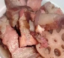 Braised Lotus Root with Preserved Meat