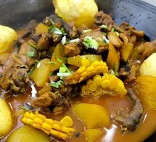 Stewed Chicken in Iron Pot