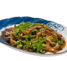 Home-style Preserved Meat Stir-fried with Green Pepper