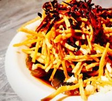Century Egg and Sesame Noodles Salad