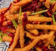 Dry-Fried Lotus Root Strips