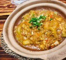 Minced Pork with Eggplant Stew