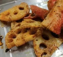 Charcoal-Grilled Lotus Root Slices
