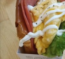 Double Ham Thick Egg Sandwich