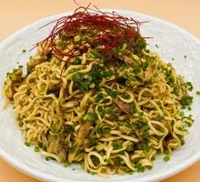 Spicy Green Pepper Chicken Noodles
