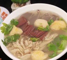 Pickled Pepper Duck Blood Noodles