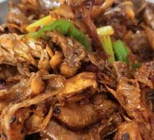 Chicken Stewed with Mushrooms