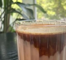 Peach Rice Wine Latte