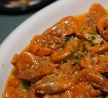Secret Garlic Shrimp