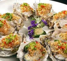 Garlic Roasted Oysters