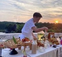 Romantic Sunset Afternoon Tea