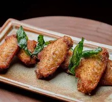 Charcoal Grilled Basil Chicken Wings