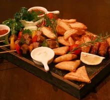 Grilled Skewer Snack Platter