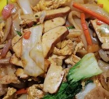 Egg Ham Tofu Fried Noodles