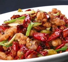 Spicy Sichuan-style Chicken with Chili