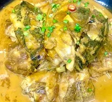 Pork Shank and Organic Male Fish Head Stew