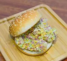 Rainbow Spicy Chicken Burger