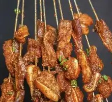 Skewered Pork Crackling