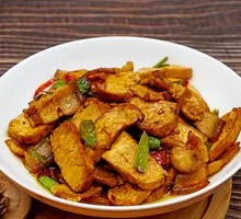 Fried Pork with Tofu and Rice