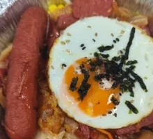 Ham Sausage Stone Pot Rice