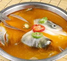 Fish Head and Fish Ball Hot Pot