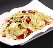 Sour Spicy Cabbage Rice Bowl