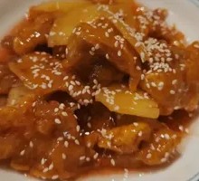 Sour Pork with Pineapple